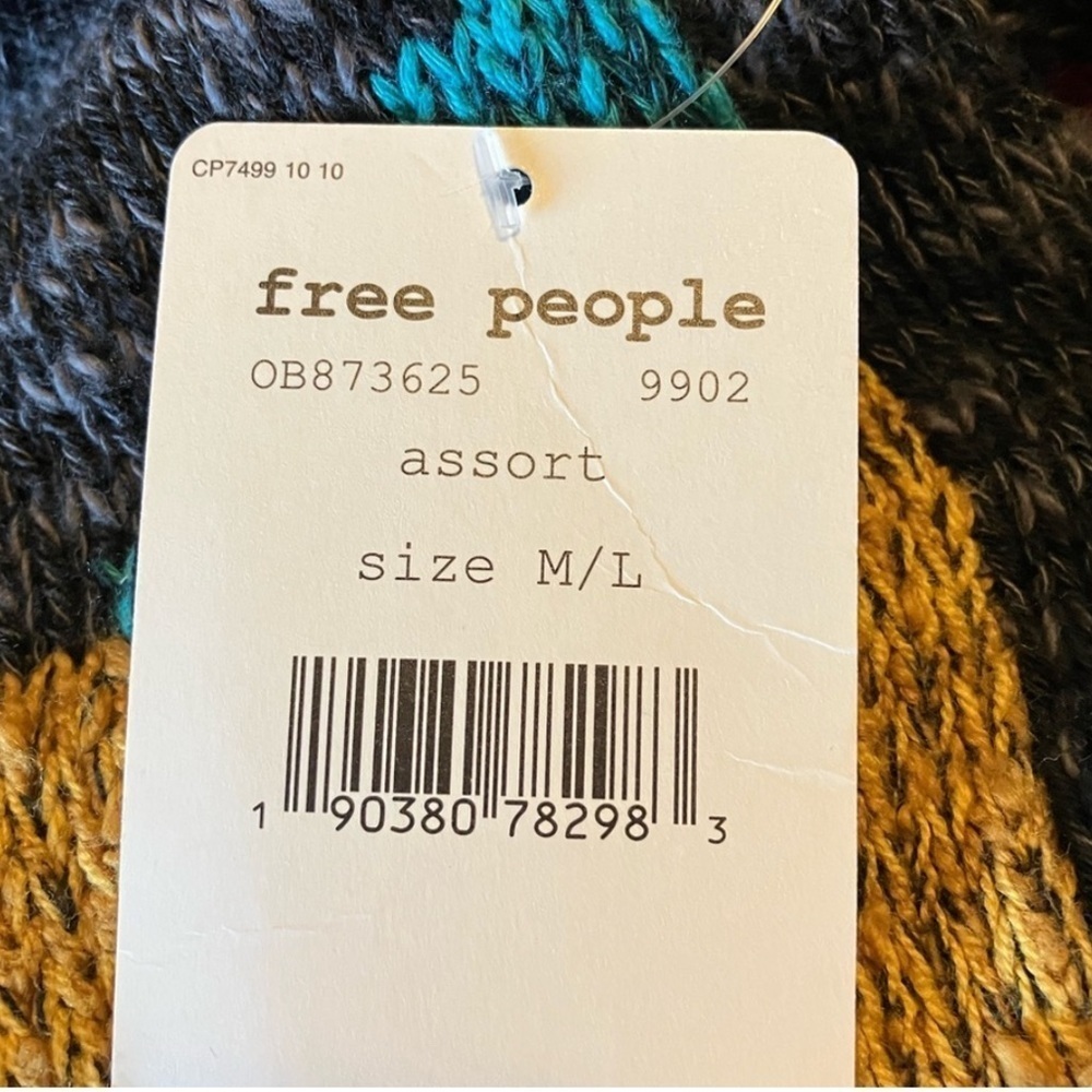 Free People Southwestern Cardigan Duster Jacket Fringe Aztec Size Medium large - Picture 7 of 15